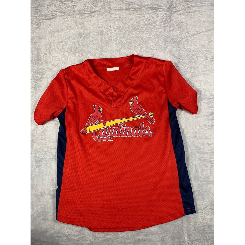 MLB Yadier Molina St. Louis Cardinals Youth Baseball Jersey Red Polyester